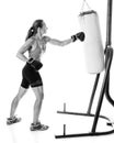 Heavy Bag Exercise Royalty Free Stock Photo