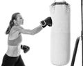 Heavy Bag Exercise Royalty Free Stock Photo