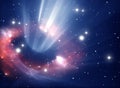 Heavy black hole. Royalty Free Stock Photo