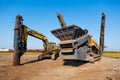 Heavy building machines Royalty Free Stock Photo