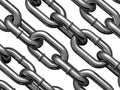 Heavy chain with diagonal layout Royalty Free Stock Photo