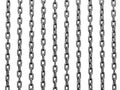 Heavy chain drooping parallel Royalty Free Stock Photo