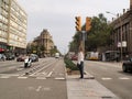 Barcelona Parallel avenue traffic