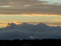 Heavy Clouds over Snowdonia Mountains at Dawn