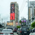 Heavy commuter traffic on EDSA Avenue, Manila