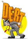 Heavy debt Royalty Free Stock Photo