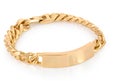 Heavy designer chain bracelet Royalty Free Stock Photo