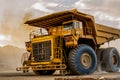 Heavy dump truck used for Platinum Mining in South Africa Royalty Free Stock Photo