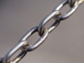 Heavy duty chain close up Royalty Free Stock Photo