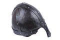 Heavy duty conical norman helmet on a white background