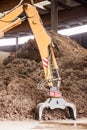 Heavy duty excavator doing earth moving Royalty Free Stock Photo