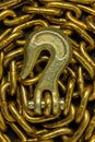 Heavy Duty Hook and Chain Royalty Free Stock Photo