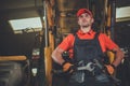 Heavy Duty Machinery Mechanic Royalty Free Stock Photo