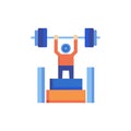 Heavy-Duty Olympic Weightlifting Blocks for Training Royalty Free Stock Photo