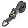 Heavy-duty ratchet strap with locking mechanism Royalty Free Stock Photo