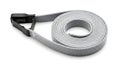 Heavy duty ratchet tie down strap with hook for securing loads safely Royalty Free Stock Photo