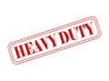 Heavy Duty Rubber Stamp Seal with an Outline Royalty Free Stock Photo