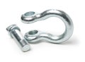 Heavy duty shackle d-ring for vehicle recovery and towing Royalty Free Stock Photo