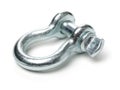 Heavy duty shackle d-ring for vehicle recovery and towing