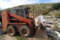 Heavy equipment. Construction vehicle on site Royalty Free Stock Photo