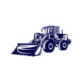 Heavy equipment Logo design Vector. Heavy equipment Logo template. Illustration