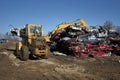 Automobile junk-yard Royalty Free Stock Photo