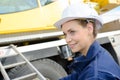 she heavy equipment operator Royalty Free Stock Photo