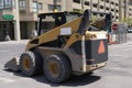 Heavy equipment. road work machine. construction vehicle on site Royalty Free Stock Photo