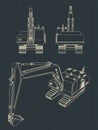 Heavy Excavator drawings