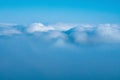 Heavy Fog over Shenandoah Valley Royalty Free Stock Photo