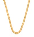 Heavy gold curb link chain for menGold chain necklace in unique design Royalty Free Stock Photo