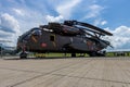 Heavy-lift cargo helicopter Sikorsky CH-53 Sea Stallion. Royalty Free Stock Photo