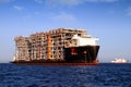 Giant heavy-lift ship RED ZED 2 anchored in Algeciras bay.