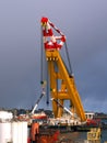 5000 Ton Capacity Sheerlars Crane Barge. Royalty Free Stock Photo