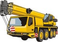 heavy mobile crane Royalty Free Stock Photo