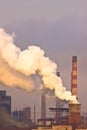 Heavy pollution Royalty Free Stock Photo