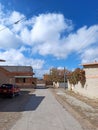 After a heavy rain clouds on the blue sky in quetta Balochistan, Pakistan