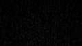Heavy rain drop in rainy season effect on black screen. 3d rendering Royalty Free Stock Photo