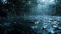 Heavy rain outside Royalty Free Stock Photo