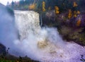 Waterfall Snoqualmie Falls Washington USA Royalty Free Stock Photo