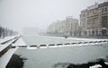 Heavy snow in Bucharest