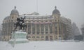Heavy snow in Bucharest