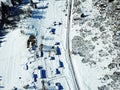 Winter Hemu village in Xinjiang, China