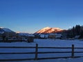 Winter Hemu village in Xinjiang, China