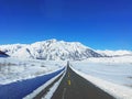 Winter Hemu village in Xinjiang, China