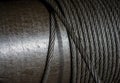 Heavy steel wire cable in industry Royalty Free Stock Photo