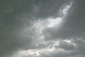 Heavy storm clouds Royalty Free Stock Photo