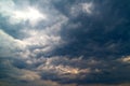 Heavy storm clouds Royalty Free Stock Photo