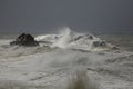 Heavy storm in the portuguese coast