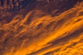 Heavy Thunderclouds At Sunset